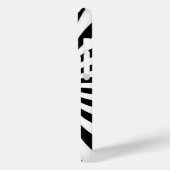 Minimalistisch zwart-wit modern Hoesje-Ma Case-Mate iPhone Case (Achterkant / Links)