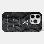 Minimalistisch zwart-wit modern Hoesje-Ma Case-Mate iPhone Case (Achterkant (horizontaal))
