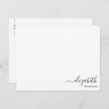 Minimalistisch zwart-wit monogram