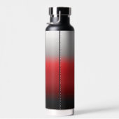 Minimalistisch zwart-wit monogram waterfles (Rechts)