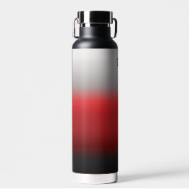 Minimalistisch zwart-wit monogram waterfles