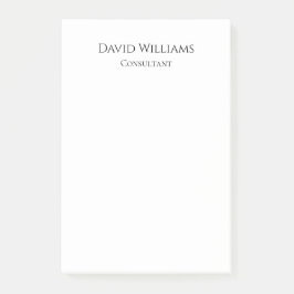 Minimalistisch zwart wit post-it® notes