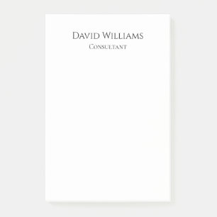 Minimalistisch zwart wit post-it® notes