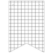 Minimalistisch zwart-wit rooster Happy Birthday Vlaggetjes (Eerste vlag)