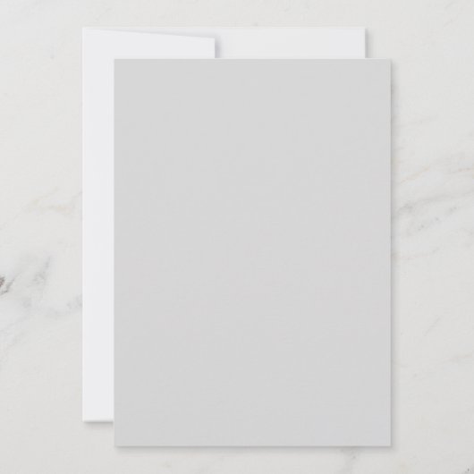 Minimalistisch zwart-wit Save the Date Simple (Achterkant)
