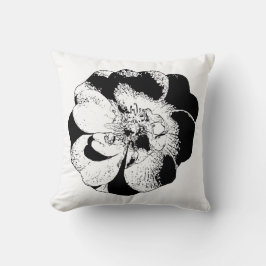 Minimalistisch zwart-wit Sierkussen