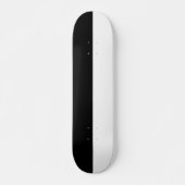 Minimalistisch zwart-wit skateboard deck (Voorkant)