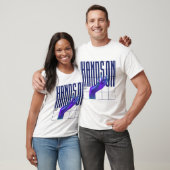 Minimalistisch zwart-wit T-shirt Logo Design (Unisex)