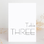 Minimalistisch zwart-wit, terwijl tapijtschelp DRE Kaart<br><div class="desc">Modern minimalistisch zwart-wit speelband drietabelnummer</div>