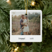 Minimalistisch zwart-wit Verloving met foto's