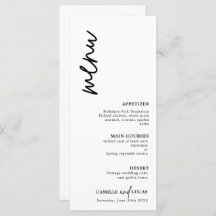 Minimalistisch zwart-withuwelijk