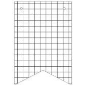 Minimalistisch zwart-witraster vlaggetjes (Derde vlag)