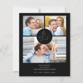 Minimalistisch zwart zijn onze gastfotoweddenschap (Voorkant)