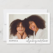 Minimalistisch zwarte Chic-foto, gemaakt van het H (Voorkant)