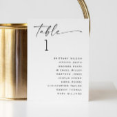 Minimalistisch zwarte en witte weddenschappen kaart