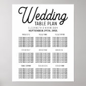 Minimalistisch zwarte en witte weddenschappen poster (Voorkant)