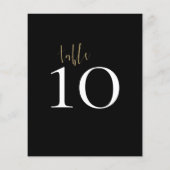 Minimalistisch zwarte goudweddenschappen (Achterkant)