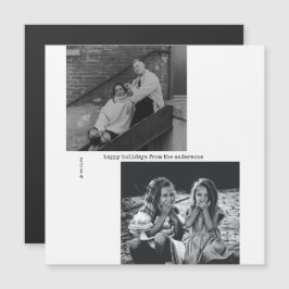 Minimalistisch zwarte witte Typografie