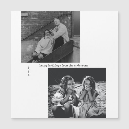 Minimalistisch zwarte witte Typografie (Voorkant)