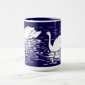 Minimalistisch Zwemmen in het water Mok (Midden)