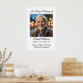 Minimalistische 1 speciale foto viering van het le poster (Keuken)