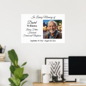 Minimalistische 1 speciale fotofeest van het leven poster (Thuiskantoor)