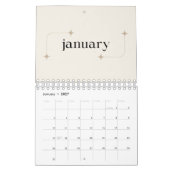 Minimalistische 2025 Desk Planner Kalender (Jan 2027)