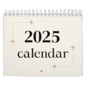 Minimalistische 2025 Desk Planner Kalender (Hoes)