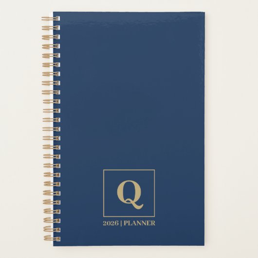 Minimalistische 2026 Planner | Elegant Modern Desi (Voorkant)