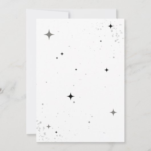 Minimalistische 30e verjaardag look whos dertig fo kaart (Achterkant)