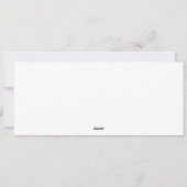 Minimalistische 3 boomvorm foto's Vrolijk kerstfee Feestdagenkaart (Achterkant)