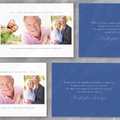 Minimalistische 3 foto begrafenis sympathie bedankkaart