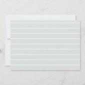 Minimalistische 3 foto strand bruiloft Save the Da Date (Achterkant)