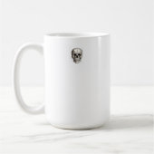 Minimalistische 3 schedel Mok Memento Mori (Links)