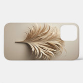 Minimalistische 3D palmsculptuur - Modern Boho Be Case-Mate iPhone Case (Achterkant (horizontaal))