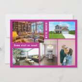 Minimalistische 5 foto's die we hebben verplaatst aankondiging (Voorkant)