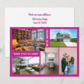 Minimalistische 5 foto's die we hebben verplaatst  aankondiging (Voorkant / Achterkant)