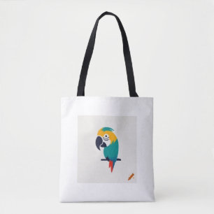 "Minimalistische 8K Europese Parrot Logo Design Ba Tote Bag