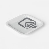 Minimalistische aandelen kopen moderne financiële  papieren bordje (Gebogen)