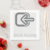 Minimalistische aandelen kopen moderne financiële  servet (Insitu)