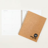 Minimalistische aangepaste bedrijfs-Logo en titelp Planner (Display)
