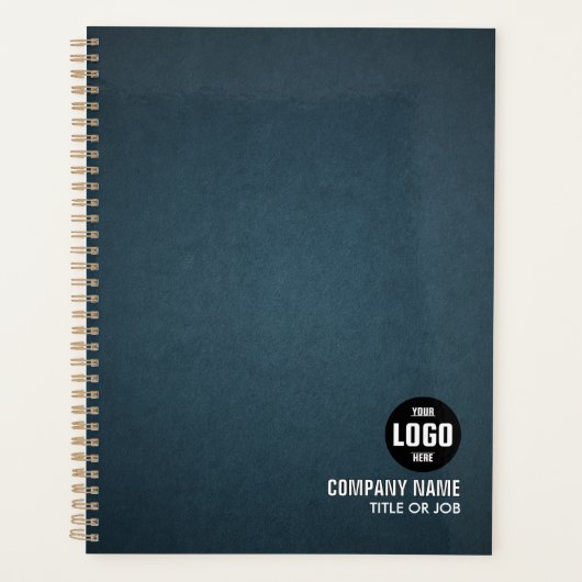 Minimalistische aangepaste bedrijfs-Logo en titelp Planner (Voorkant)