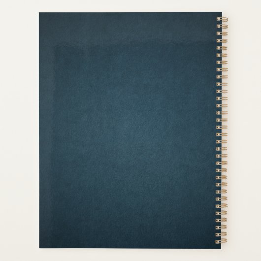 Minimalistische aangepaste bedrijfs-Logo en titelp Planner (Achterkant)