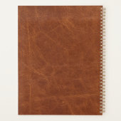 Minimalistische aangepaste bedrijfs-Logo en titelp Planner (Achterkant)