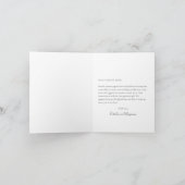 Minimalistische Aangepaste Berichten Berichten Gev Bedankkaart (Binnen)