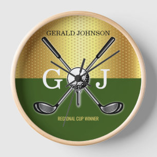 Minimalistische Aangepaste Elegante Golf Monogram