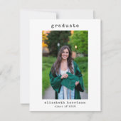 Minimalistische aangepaste foto | Aankondiging Afs (Voorkant)