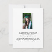 Minimalistische aangepaste foto | Aankondiging Afs (Achterkant)