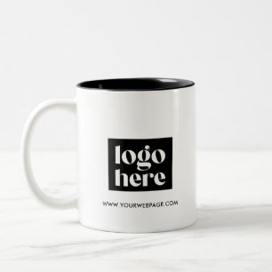 Minimalistische aangepaste Logo-promotionele Mok