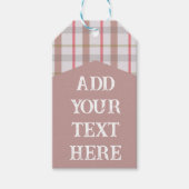 Minimalistische aangepaste naam cadeaukaart cadeaulabel (Voorkant)